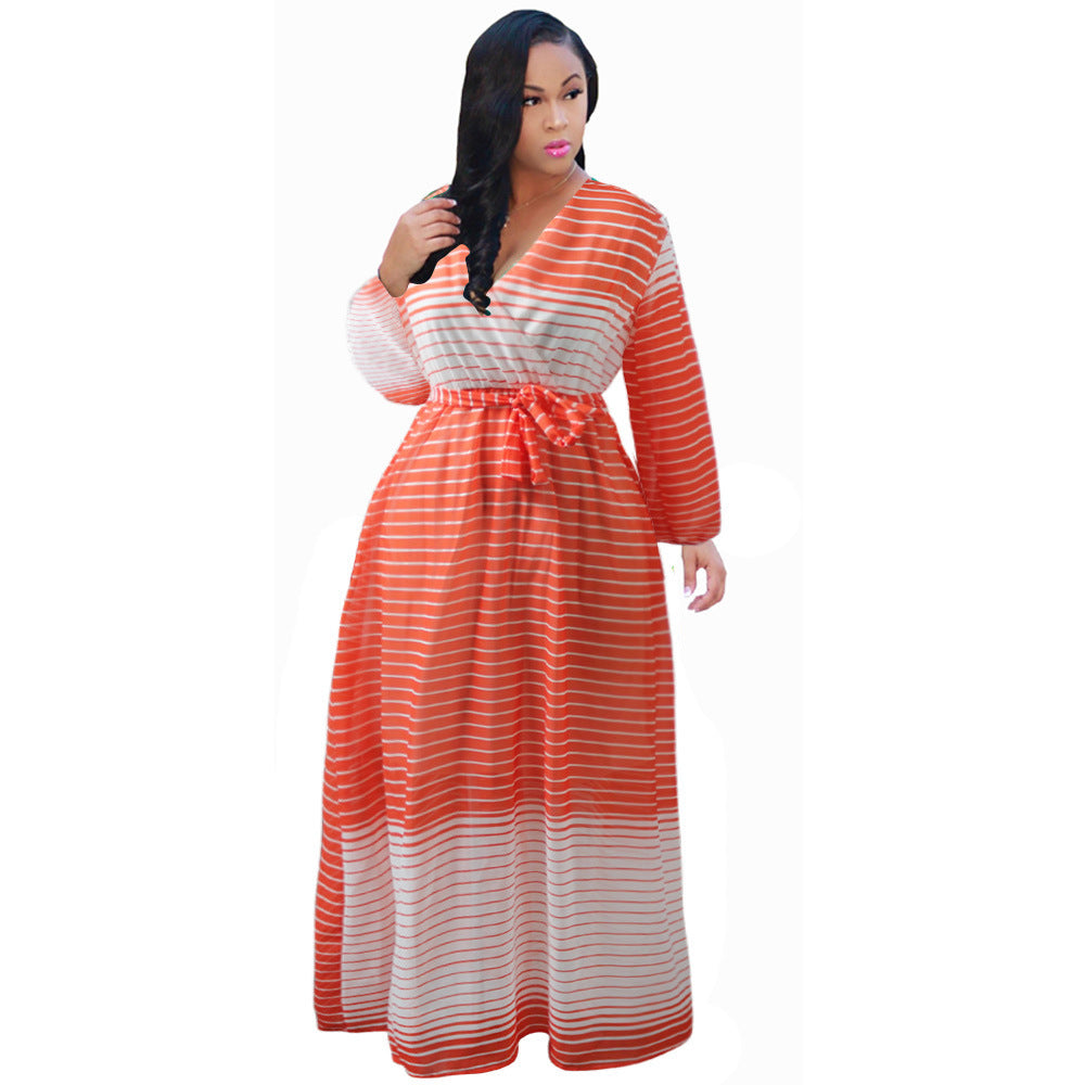 Printed Long-Sleeve Maxi Dress – God’s Daughters