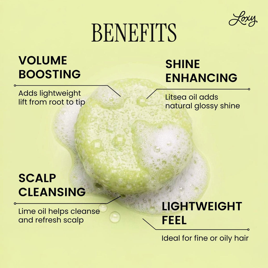 BOOST: Volumizing Shampoo Bar for Fine or Oily Hair with Lime Oil & Sea Salt